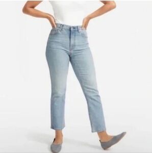 Everlane The cheeky jean cropped straight legs 28